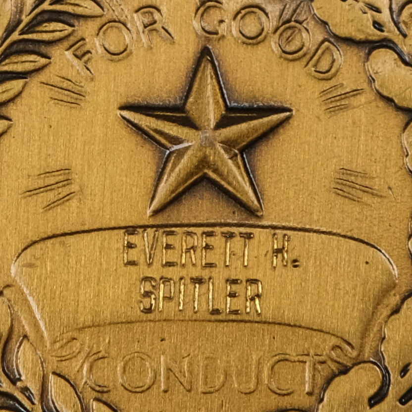 Thumbnail: US, Post-WWII, Army Good Conduct Medal (Named, SPITLER)