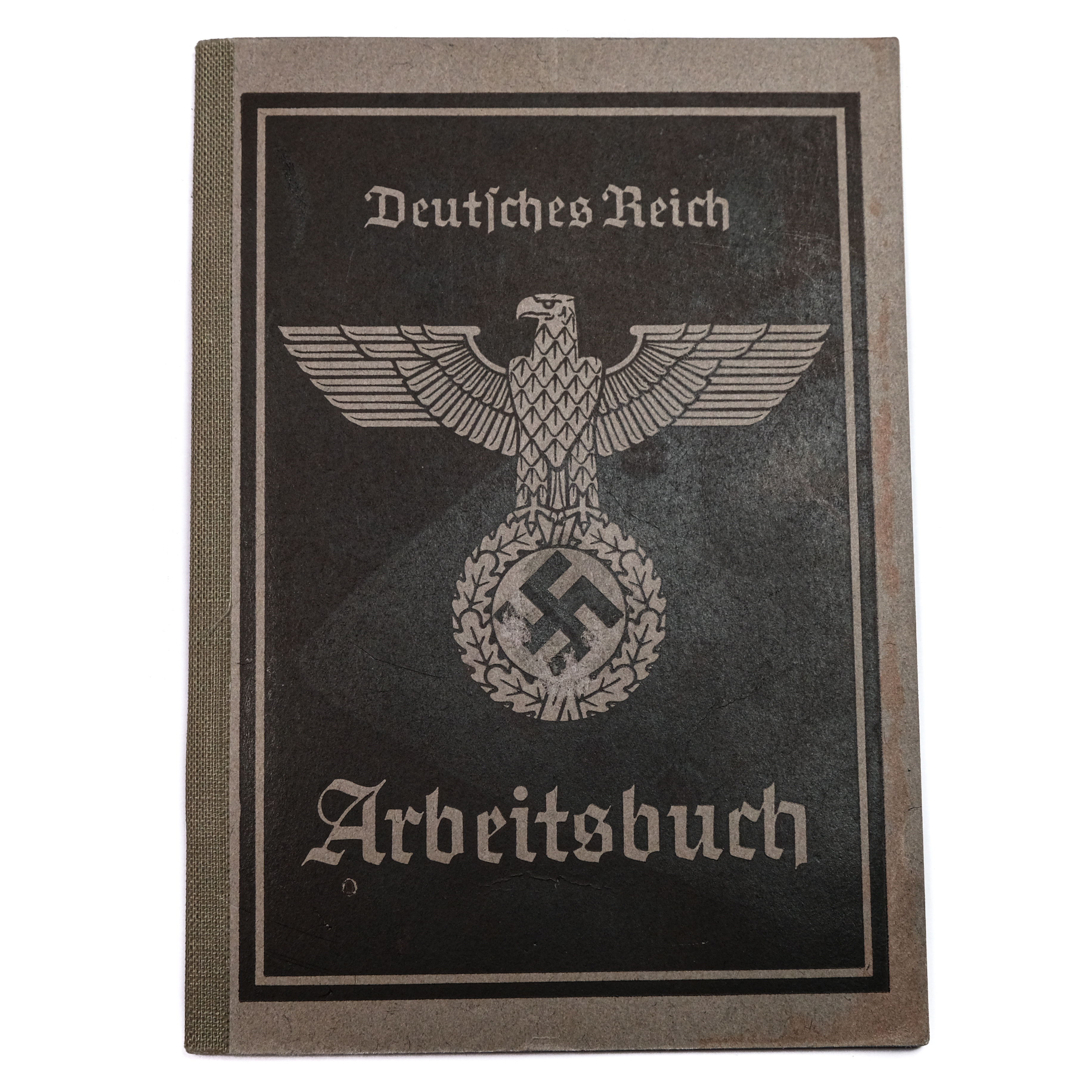 WWII German, Type 2 Arbeitsbuch (Sudetenland, Widowed Mother, Farm Work)