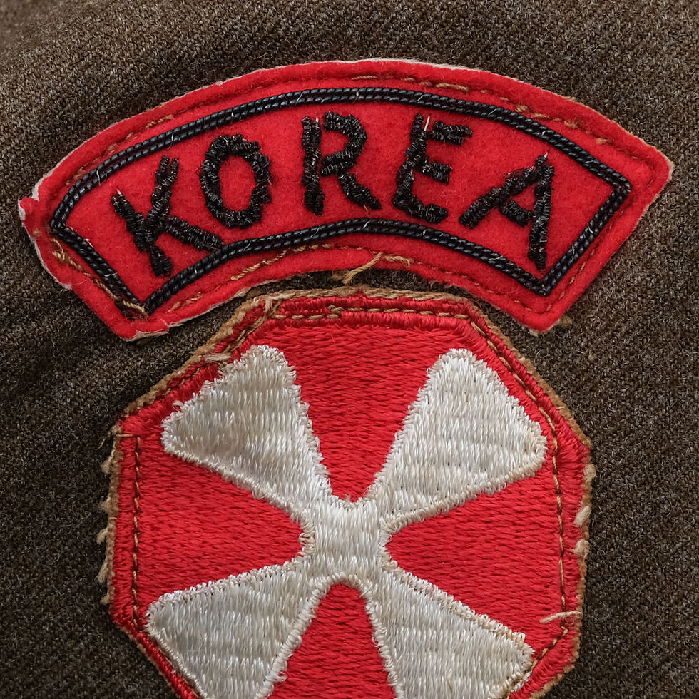 Thumbnail: US, Korean War, 8th Army Uniform Jacket + Pants (w/ Bullion Korea Tab)