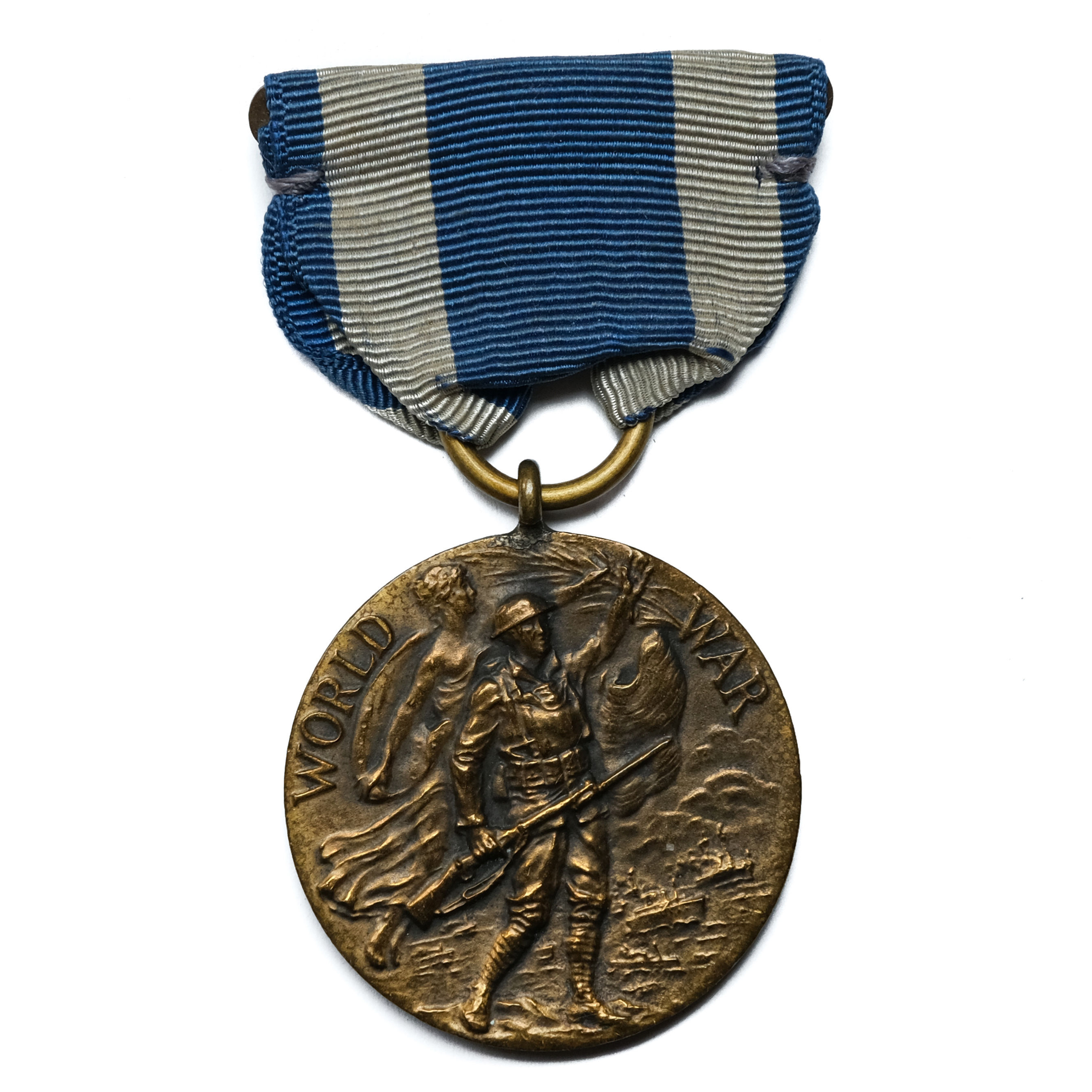 WWI, US, New York State WWI Service Medal (Serial No. 92,011)
