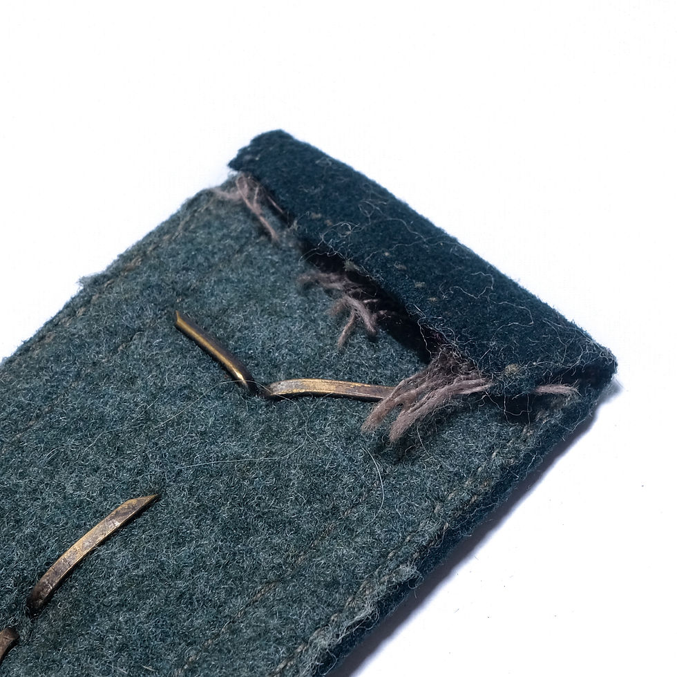 Thumbnail: WWII German Heer (Army) Infantry Oberfeldwebel Shoulder Board (M1935, Cut Off)