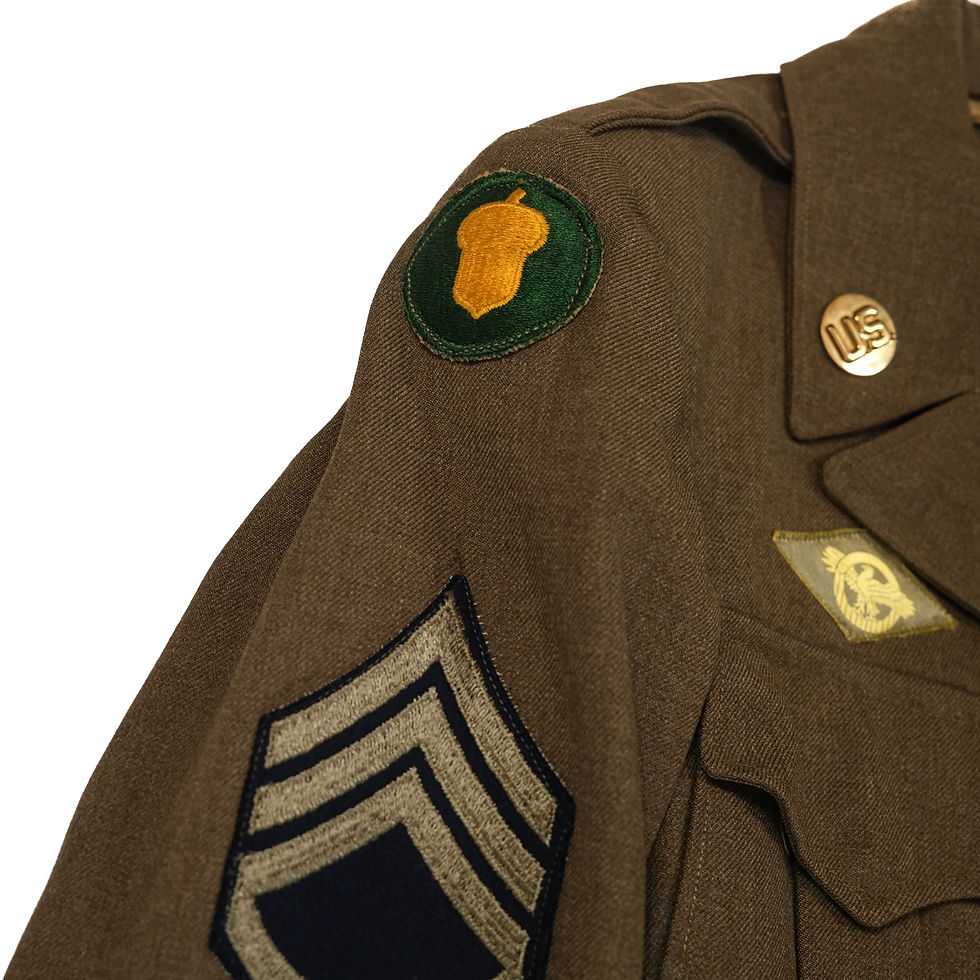 Thumbnail: US, WWII, 87th Infantry Division, 1st Svc Command Ike Jacket (w/ CIB, Ribbons)