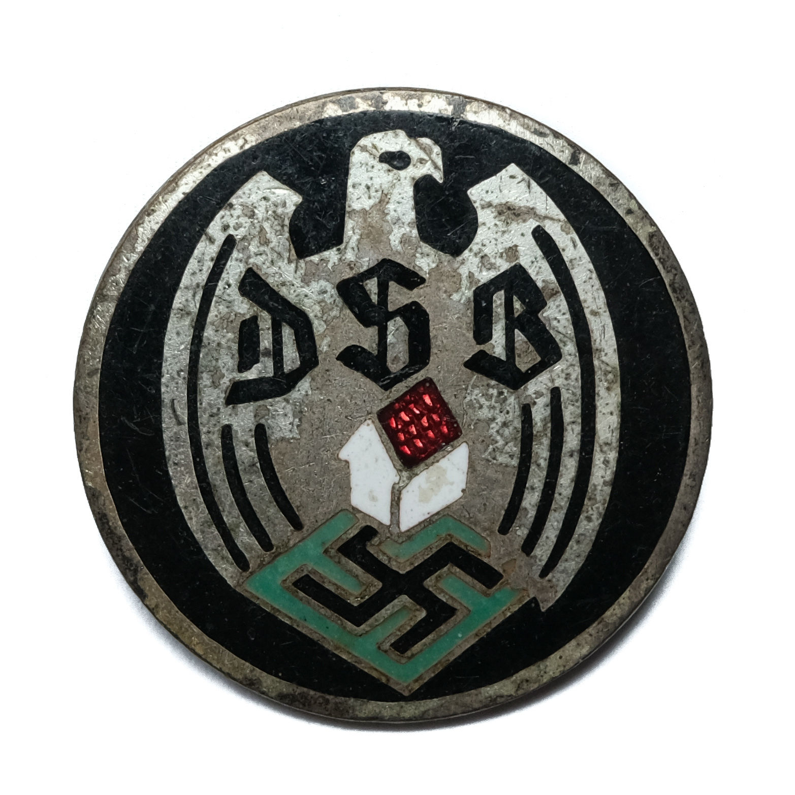 WWII German Deutscher Siedlerbund (German Homeowners) Membership Badge