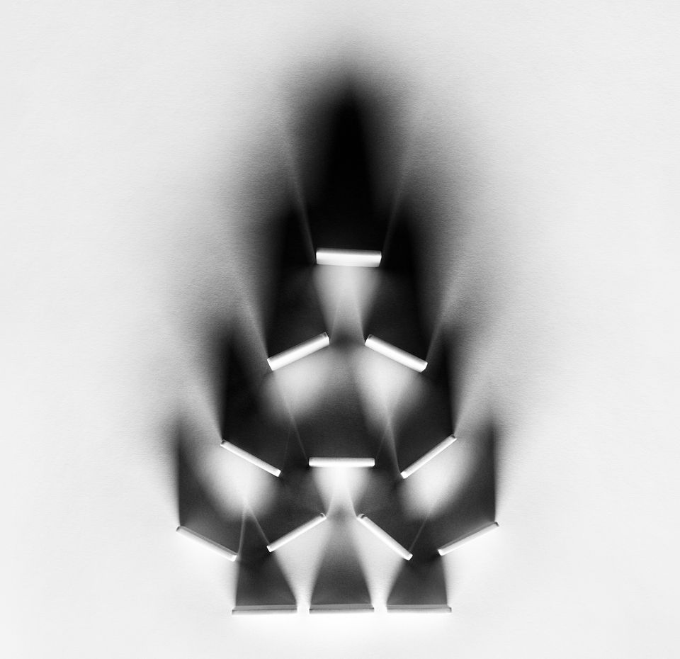 abstract geometrical blak and white photography composition exploring shadows