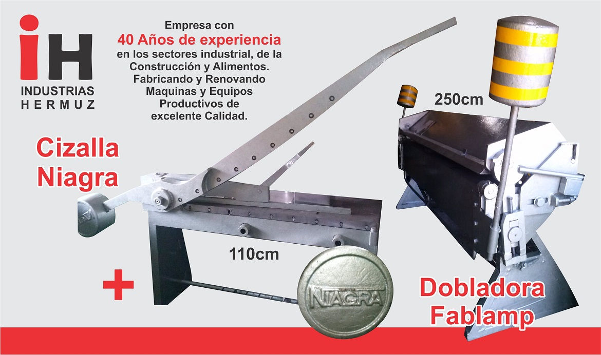 Dobladora Fablamp + Cizalla Niagra