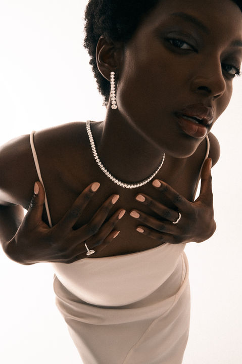 The Diamond Store campaign
makeup artist and hairstylist Sian Duke