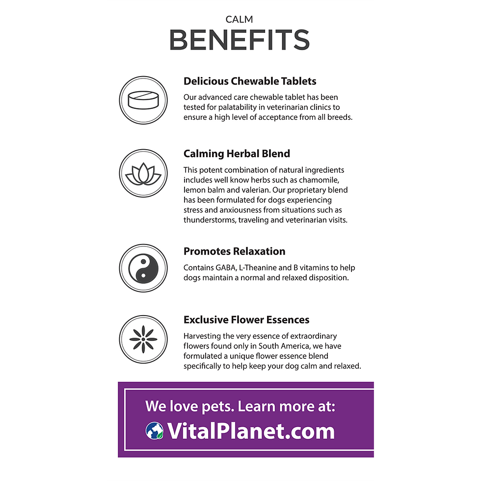 Thumbnail: Vital Planet Calm Chewable Tablets