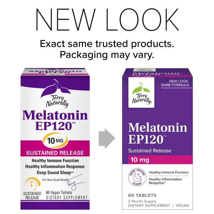 Thumbnail: Terry Naturally Melatonin EP120 10mg