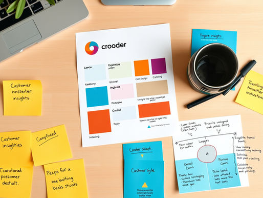 Brand style sheet, logos and colors, customer insights, journey stages and brand identity