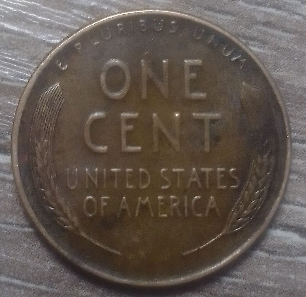 Thumbnail: 1944 Lincoln Wheat Penny with knob on Ear  Bell .Very special and Rare