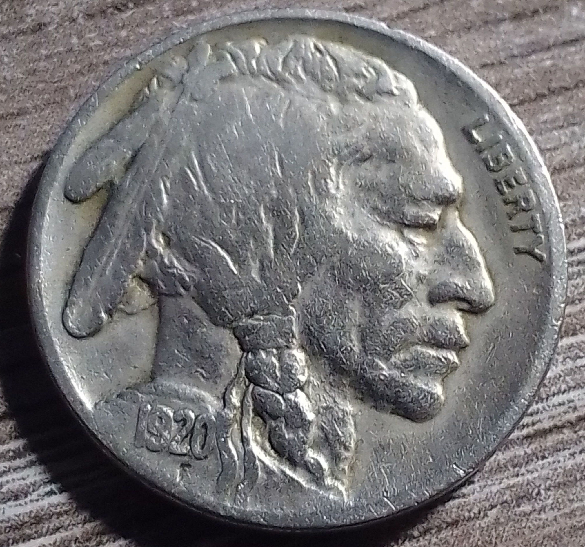 1920 -Buffalo Nickel with Rare Multiple Errors