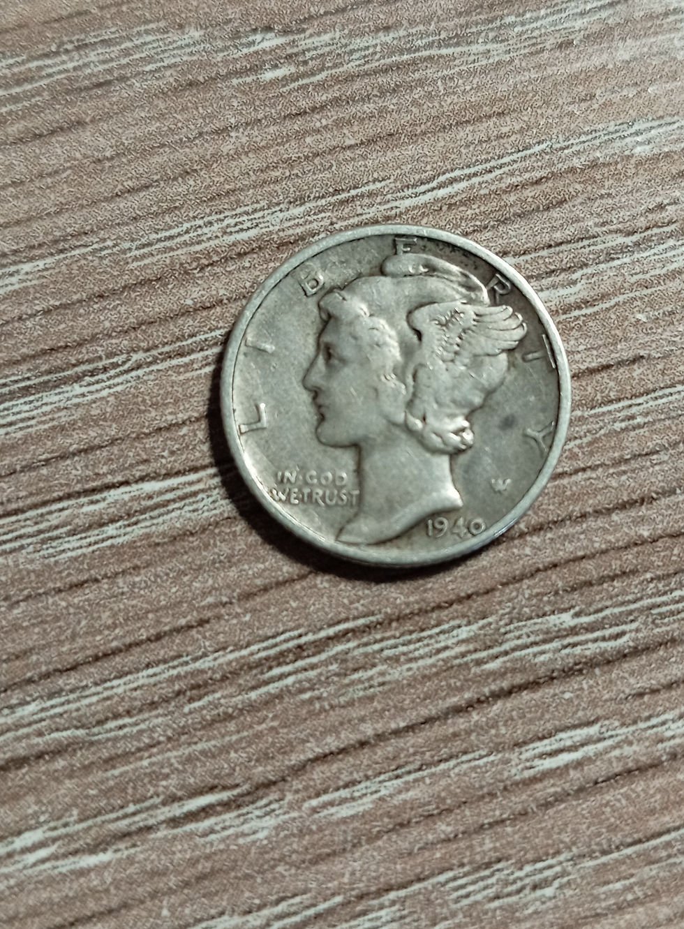 Thumbnail: 1940 Mercury Dime with Multiple Errors -ONE In "ONE DIME"