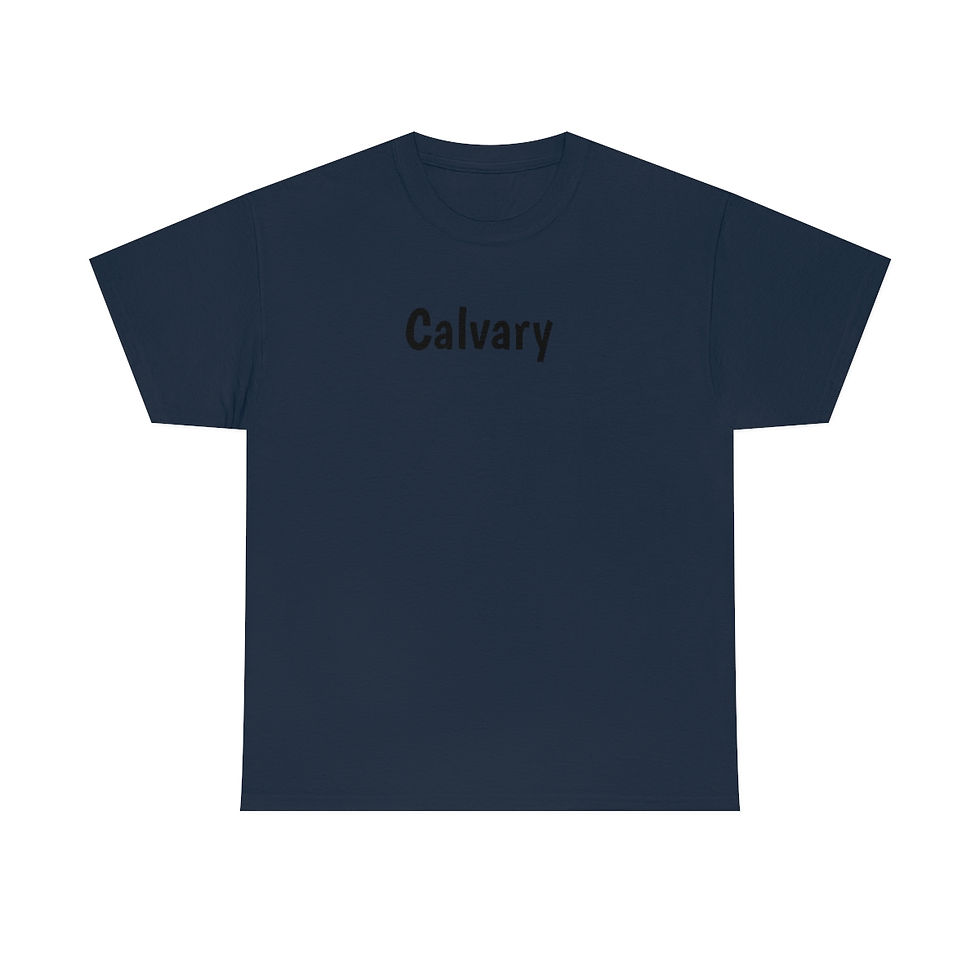 Thumbnail: Calvary Tee shirts made by Quiller Ministries 