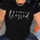 Thumbnail: Blessed Heart Christian Church T-Shirt Women Short Sleeve Hipster