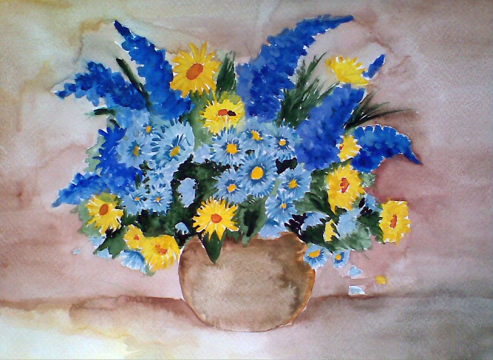 Blue flowers