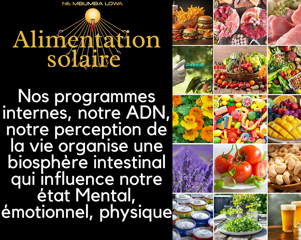 Les aliments modifie l’énergie interne du corps