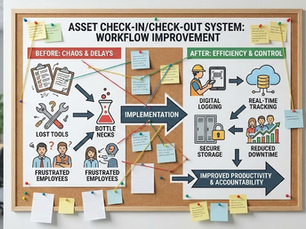 How Asset Check In Check Out System Improves Workflow