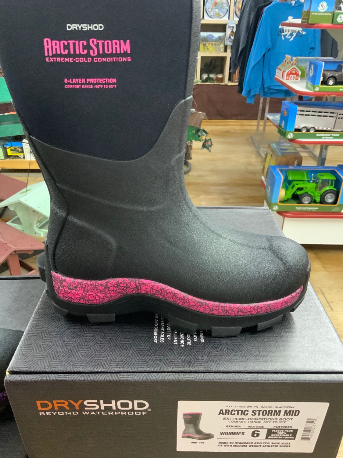 Arctic Winter Boots MidCalf Pink