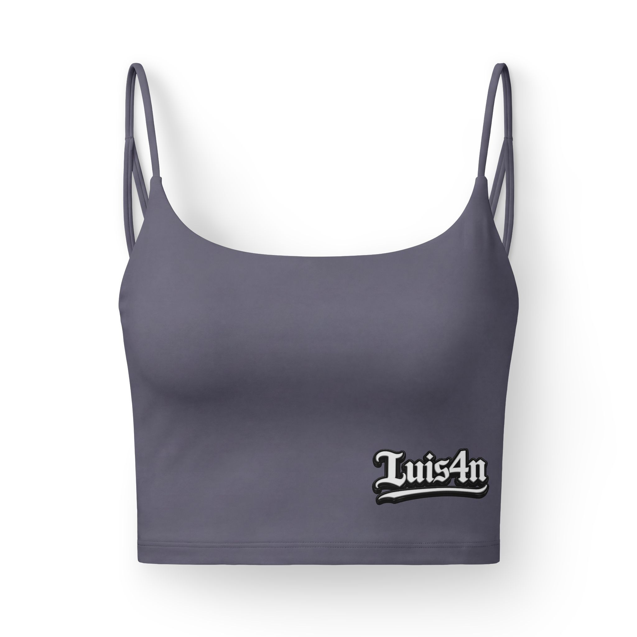 Women's Luxe Bra — Bota Y Rebota Crop Bralette with Luis4n Accent