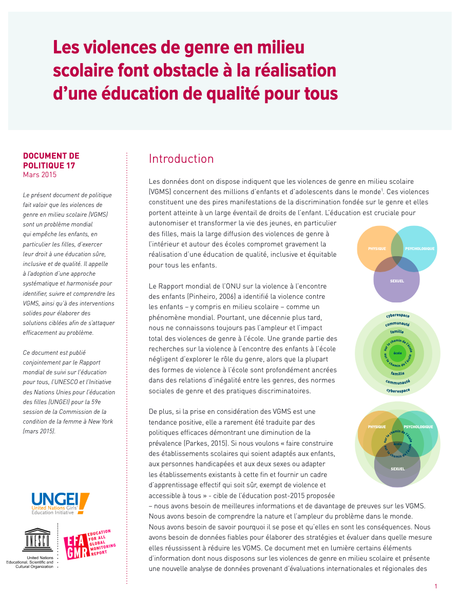 United Nation Girl's Education Initi