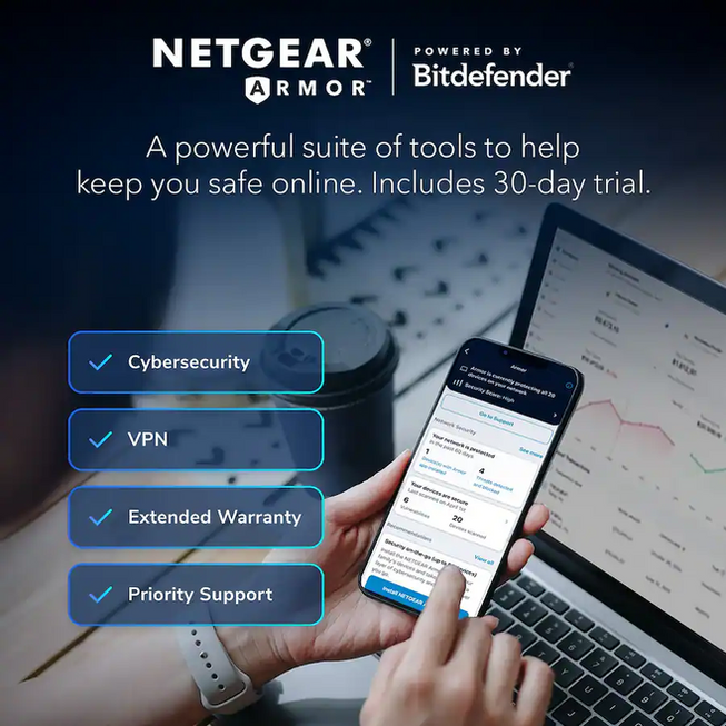 NETGEAR Armor security graphic