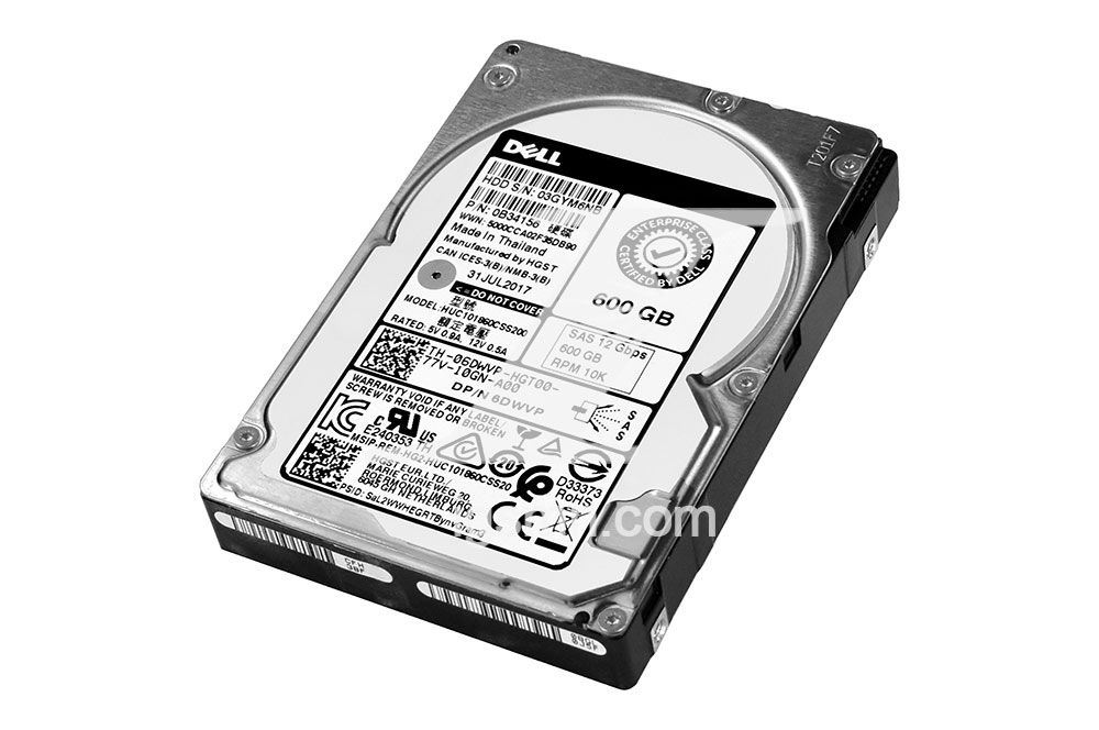 Dell 6DWVP 600GB 12G SAS 10K 2.5" SFF Internal Hard Drive HDD