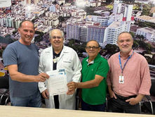 Organizadores do 5º Almoço e Leilão de Gado de Indiaporã