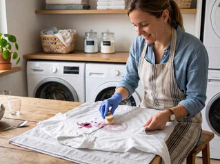 Como remover manchas difíceis das roupas sem danificar os tecidos?