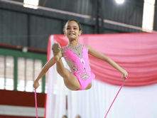 Atleta de Ginástica Rítmica