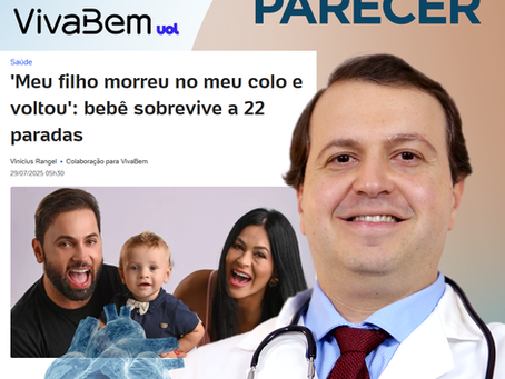 Bebê sobrevive a 22 paradas cardíacas