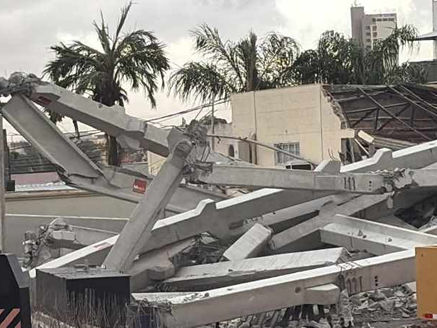 Destroços Hospital Materno-Infantill em Votuporanga