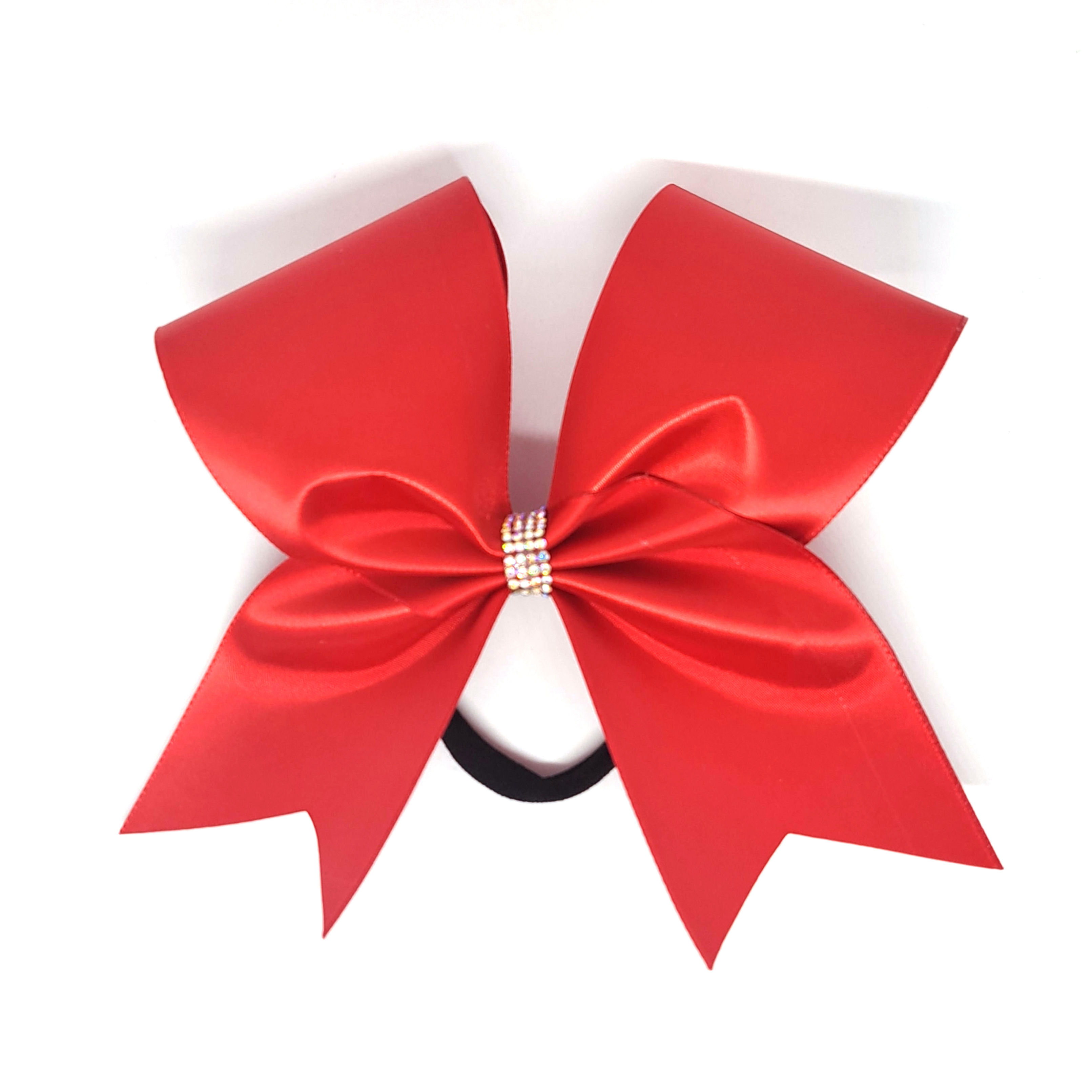 Red Satin Full Size Bow