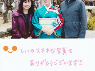 鮮やかな振袖で♡