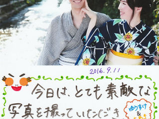 笑顔が最高!!素敵カップルさん♡