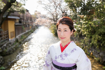 着物撮影 美肌修正 after