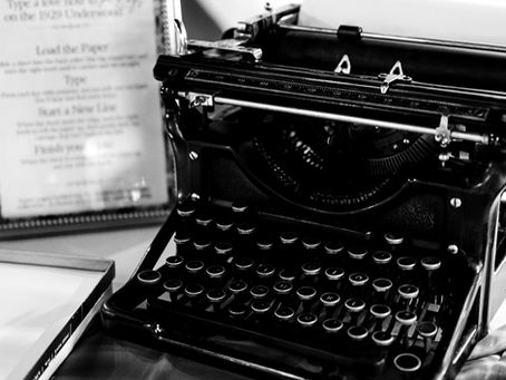 vintage typewriter