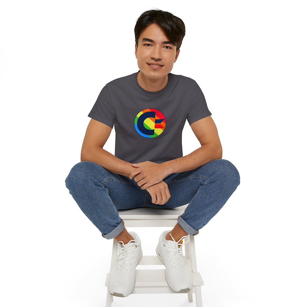 Thumbnail: Unisex Ultra Cotton Tee - Commodore Logo - Round 45