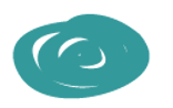 Scribbled Blue Circle