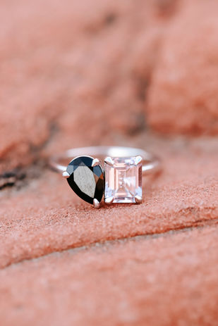 Red Rock Las Vegas Engagement Photographer unique engagement ring