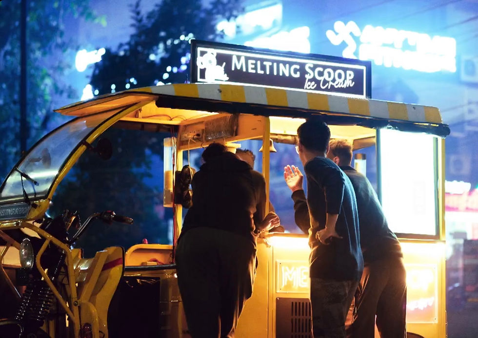 Melting Scoop Viral Pineapple Ice Cream!! Must Try