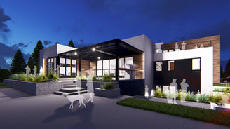 Contemporary Residential Architecture Design in Rural Oakland County Michigan