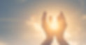 Woman hands holding the sun at dawn. Fre