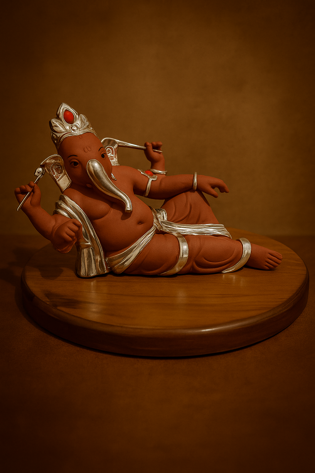 Shayan Ganpati – Silver Finish