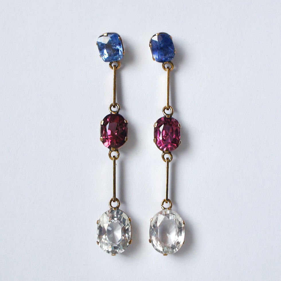 Harlequin Drop Earrings