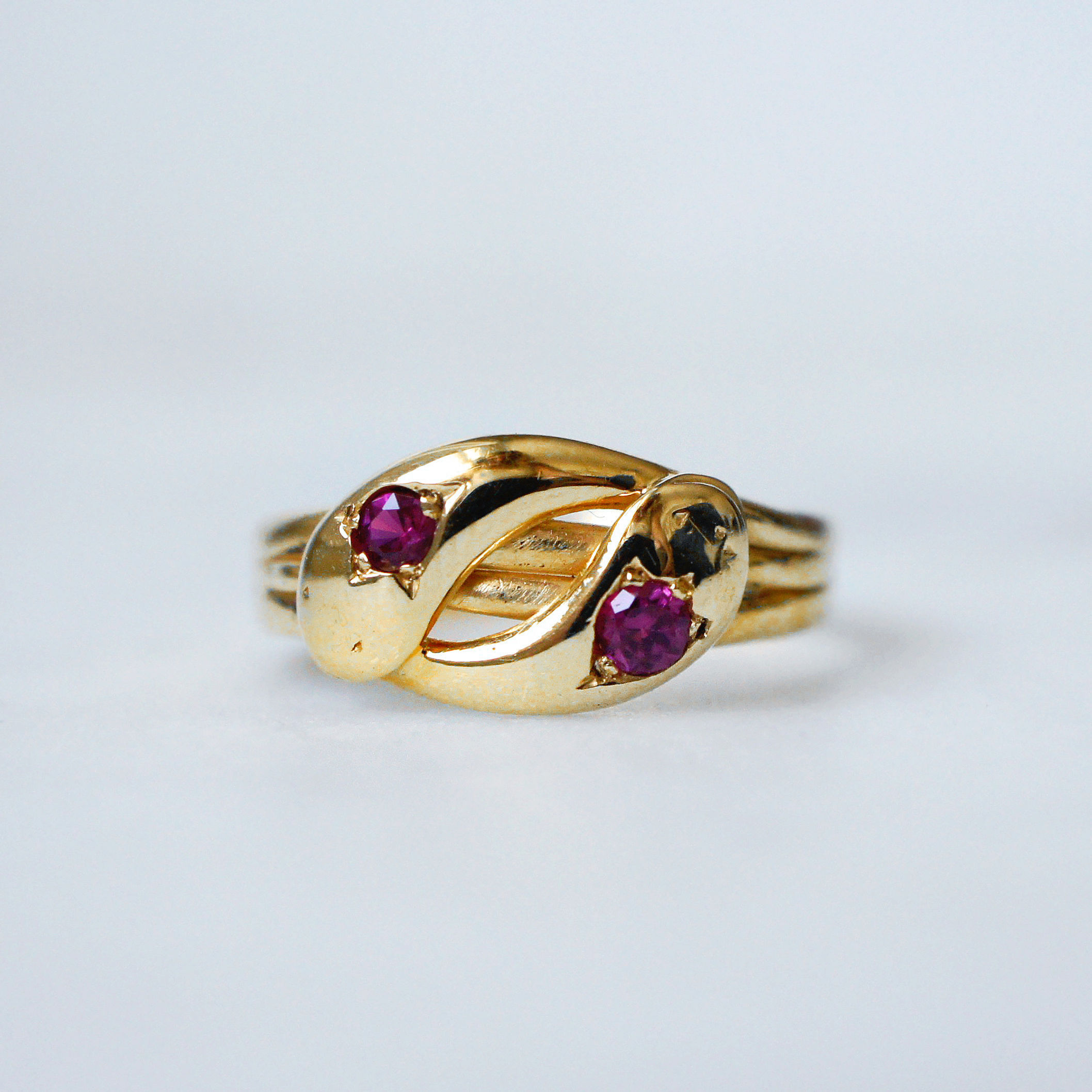 Ruby Double Snake Ring – 1894