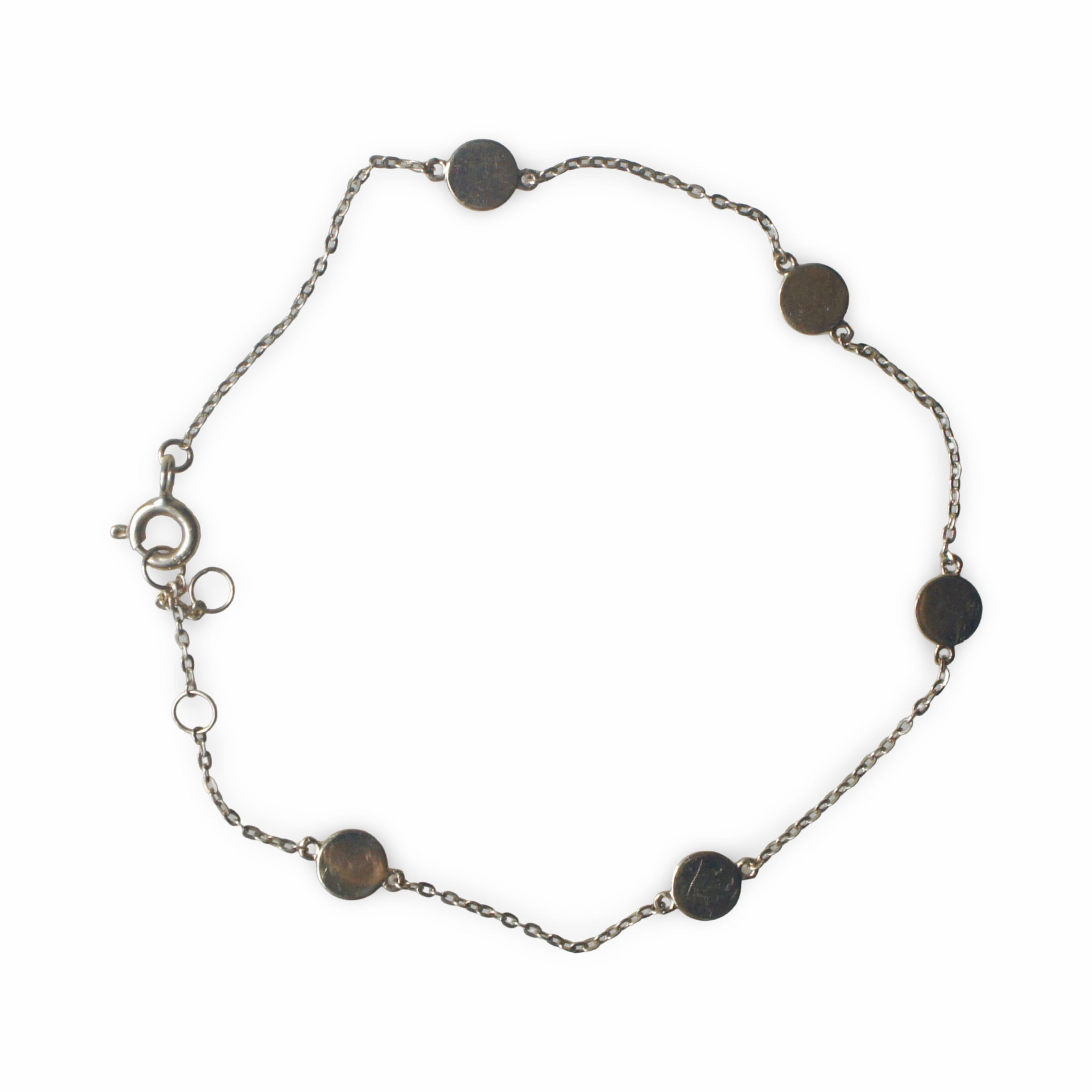 Dainty Disc Bracelet