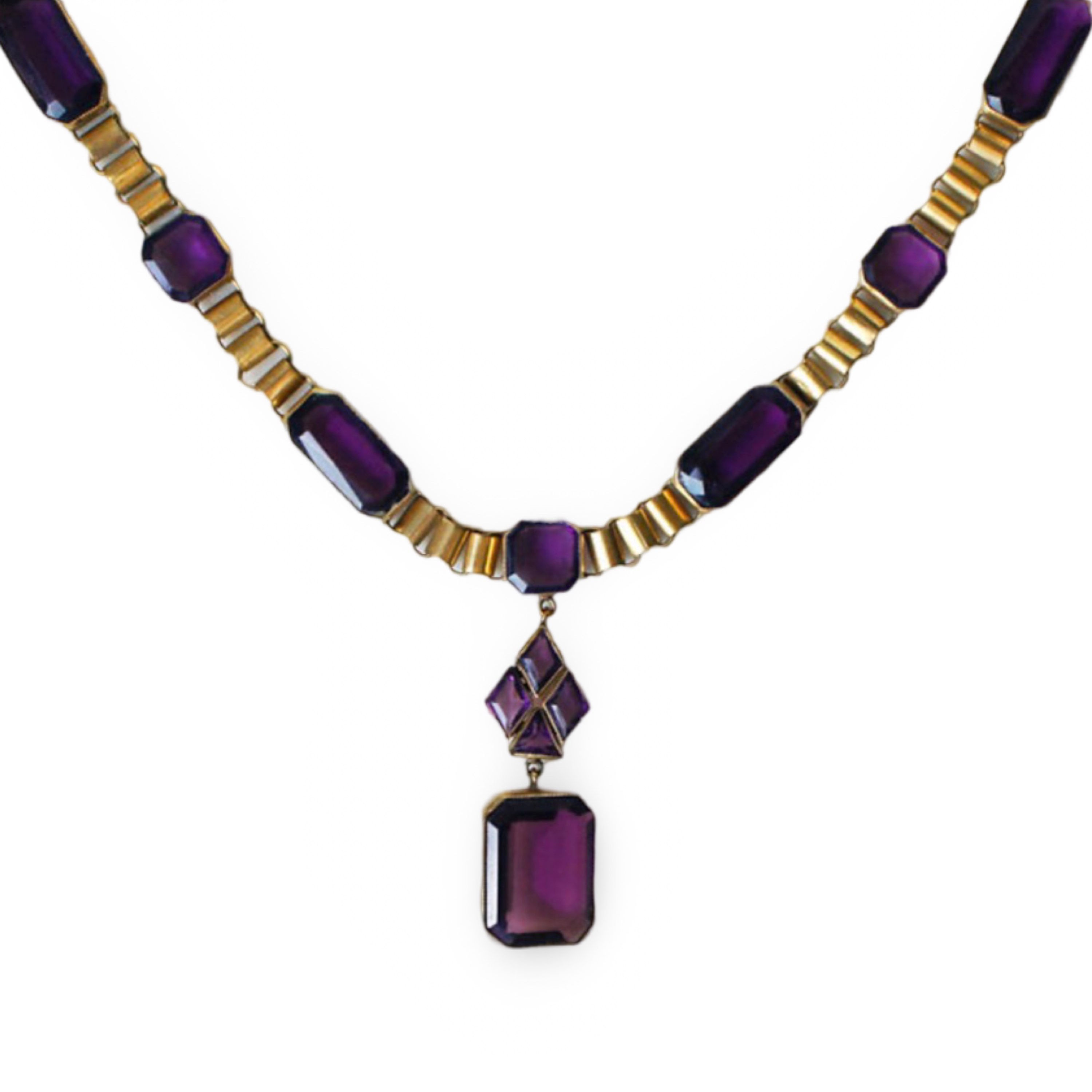 Victorian Gilt Riviere Necklace