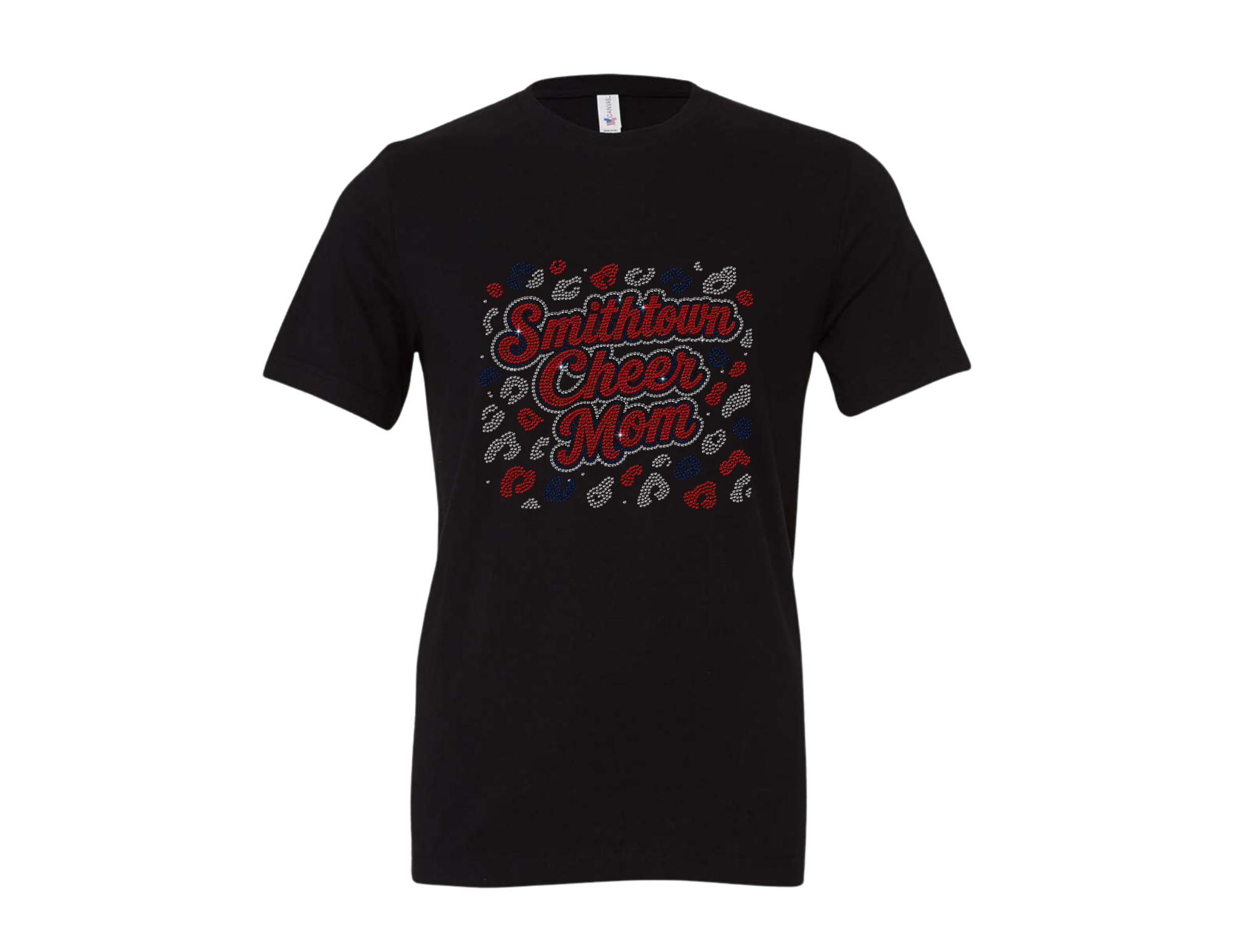 Smithtown Cheer Mom Leopard Tee/Tank/crop top