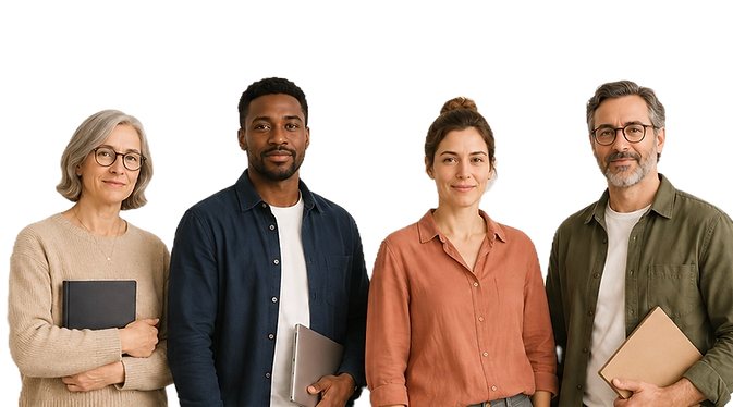groupe de personnes souriantes