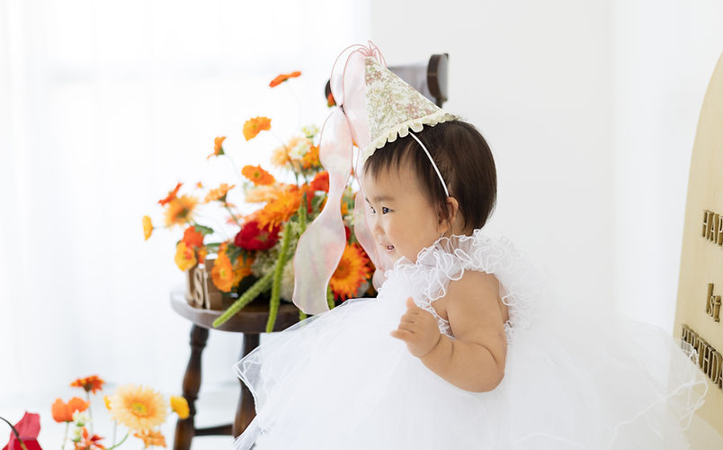 お誕生日、装花、岐阜市、フォトスタジオ